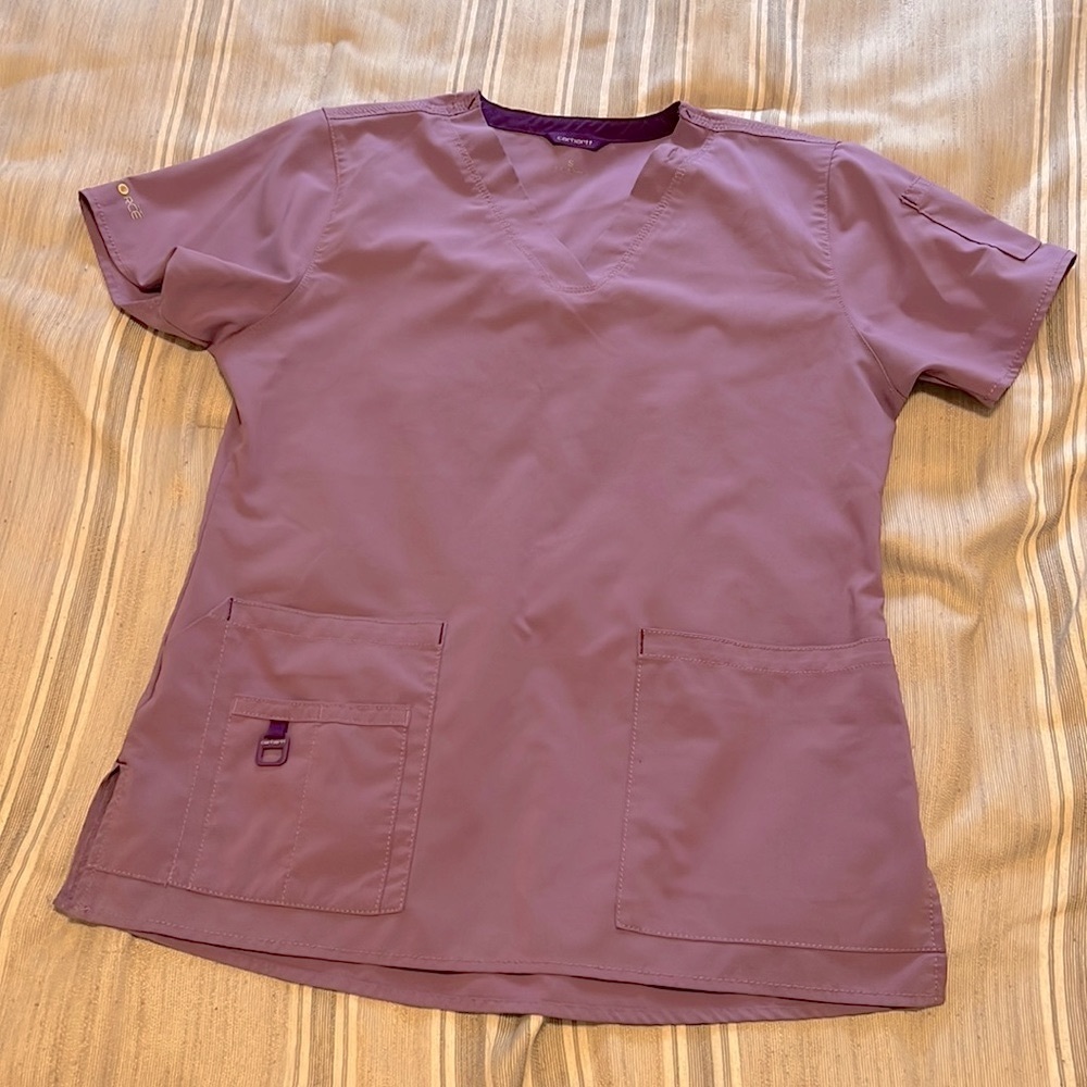 Lavender Scrub Top